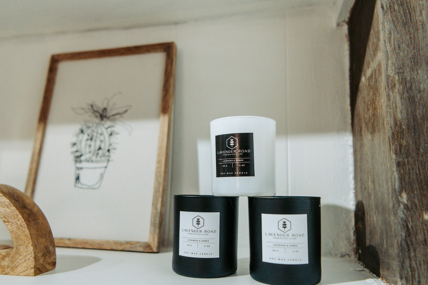 LR Signature Lavender & Amber Soy Candle