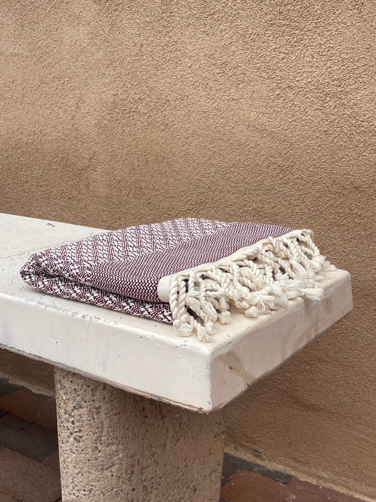 Turkish Towel (Flat Weave): Crystal Pattern