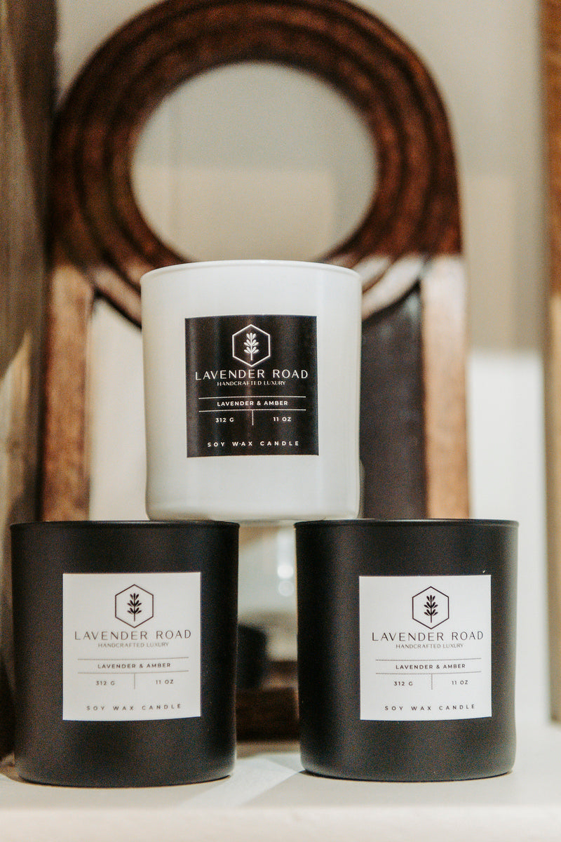 LR Signature Lavender & Amber Soy Candle