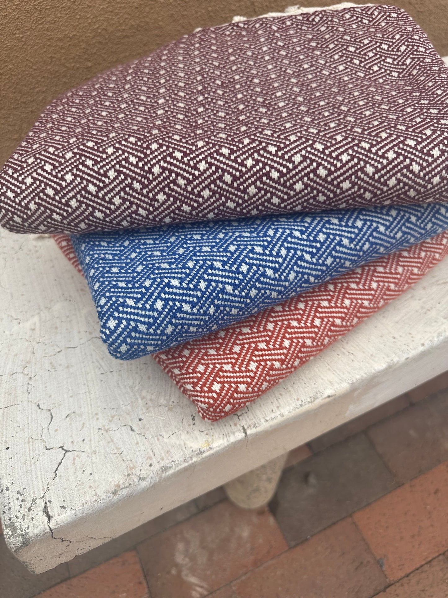 Flat Weave Turkish Towel - Hisar Pattern