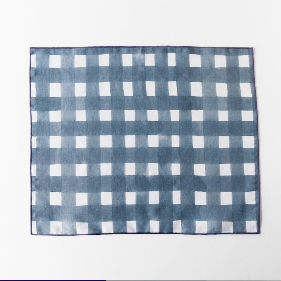 Blue Cross Hatch Placemat