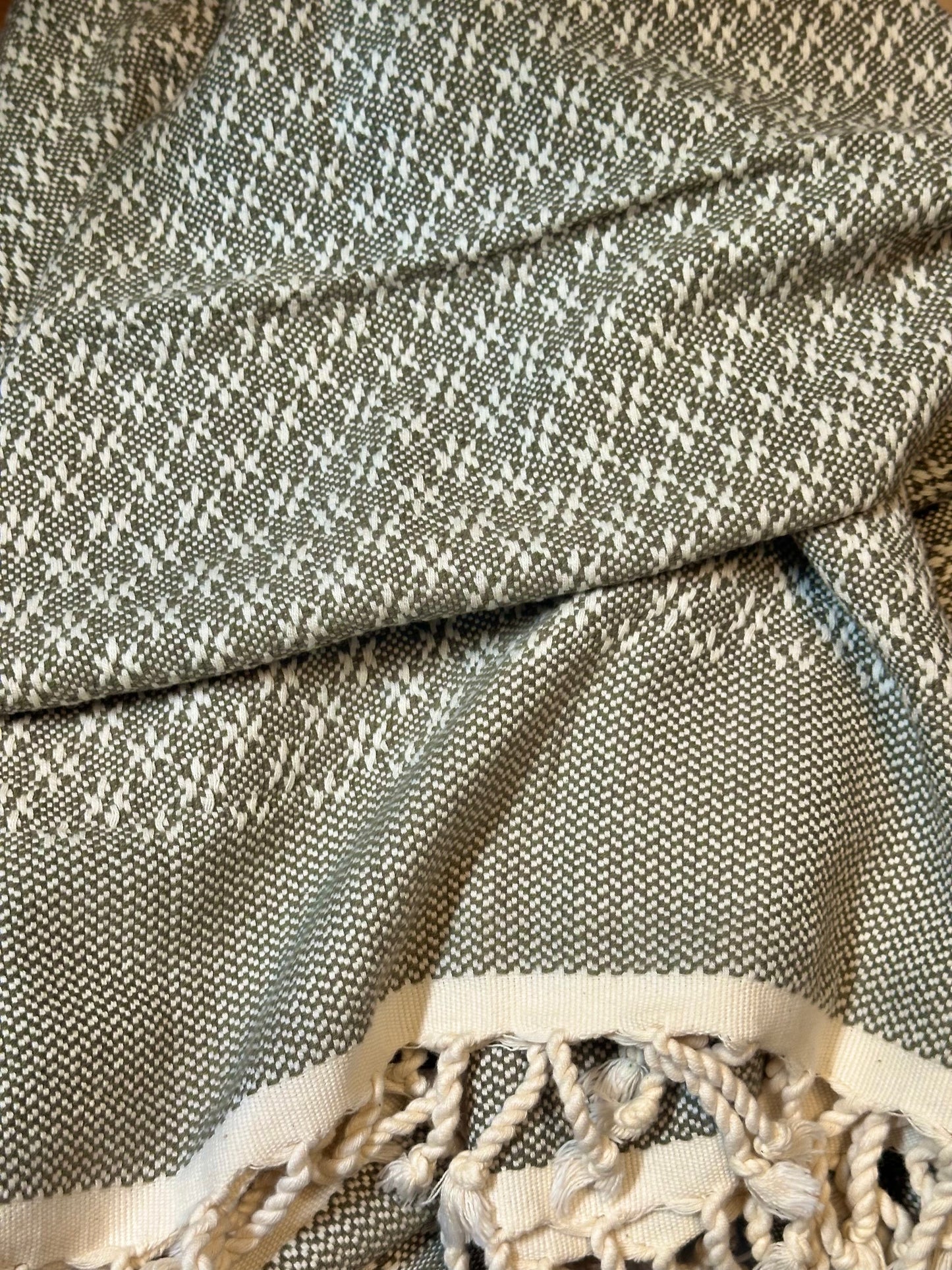 Turkish Towel (Flat Weave): Crystal Pattern