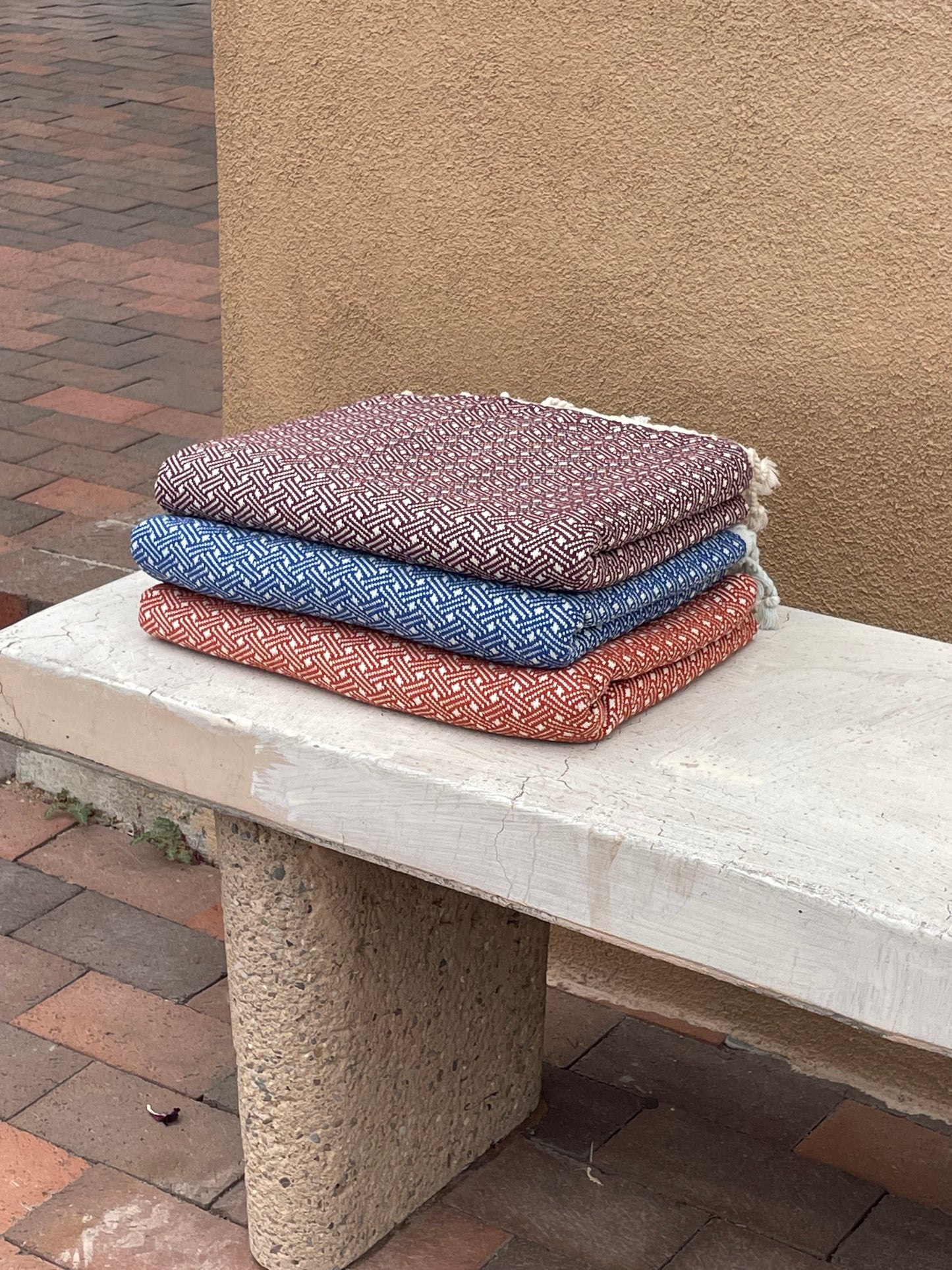 Flat Weave Turkish Towel - Hisar Pattern