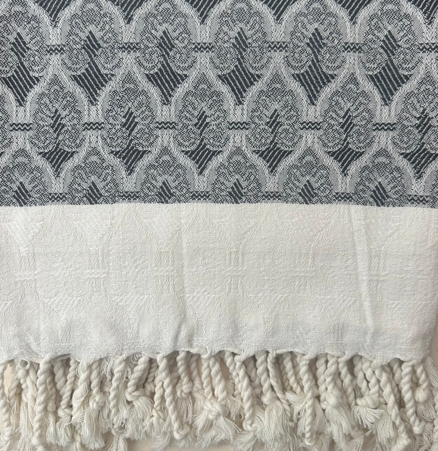Turkish Body Towel (Flat Weave): Ottoman Pattern