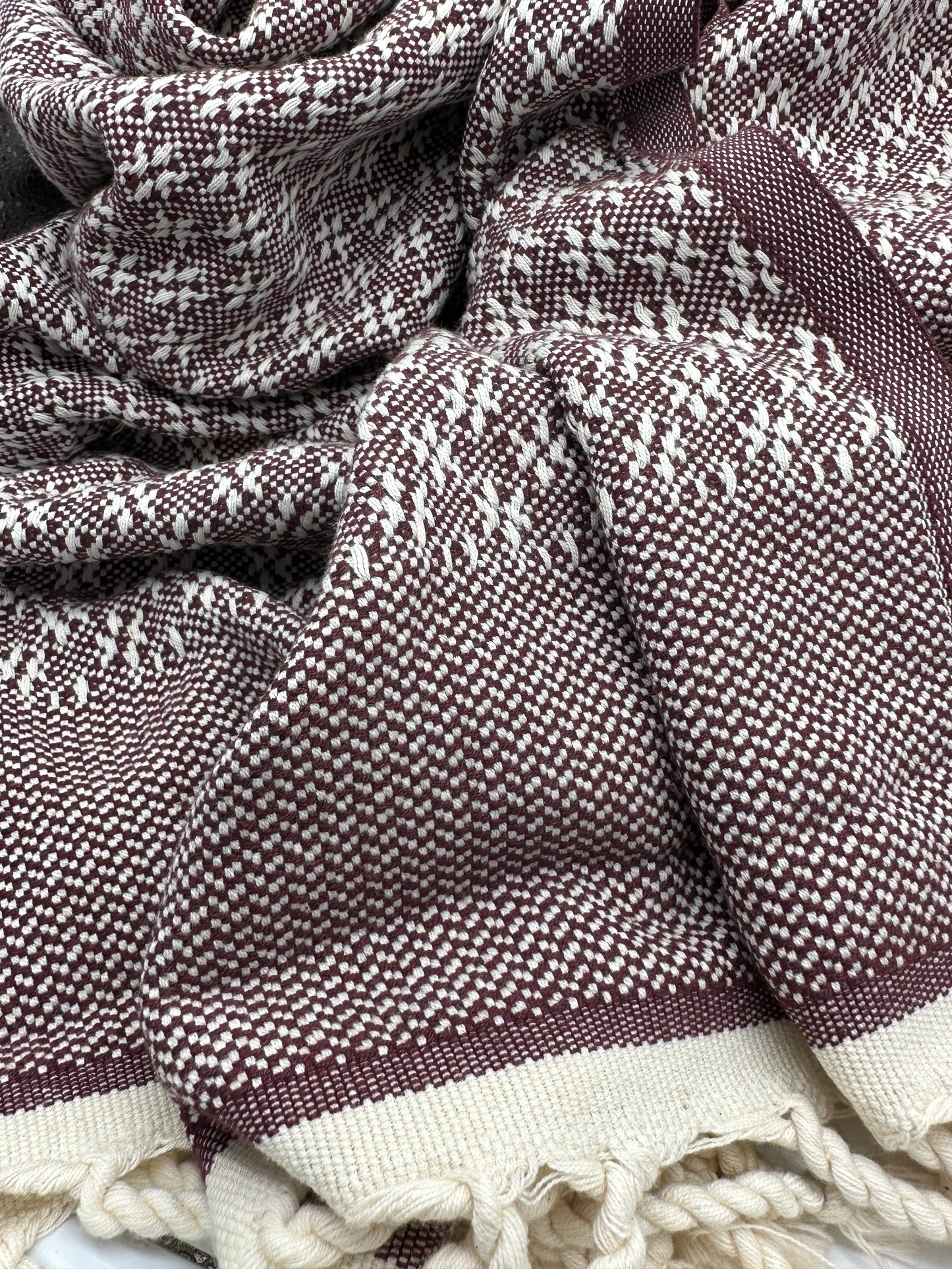 Turkish Towel (Flat Weave): Crystal Pattern