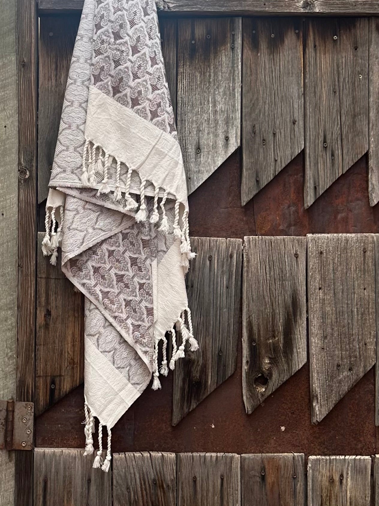 Flat Weave Turkish Towel - Ottoman Pattern