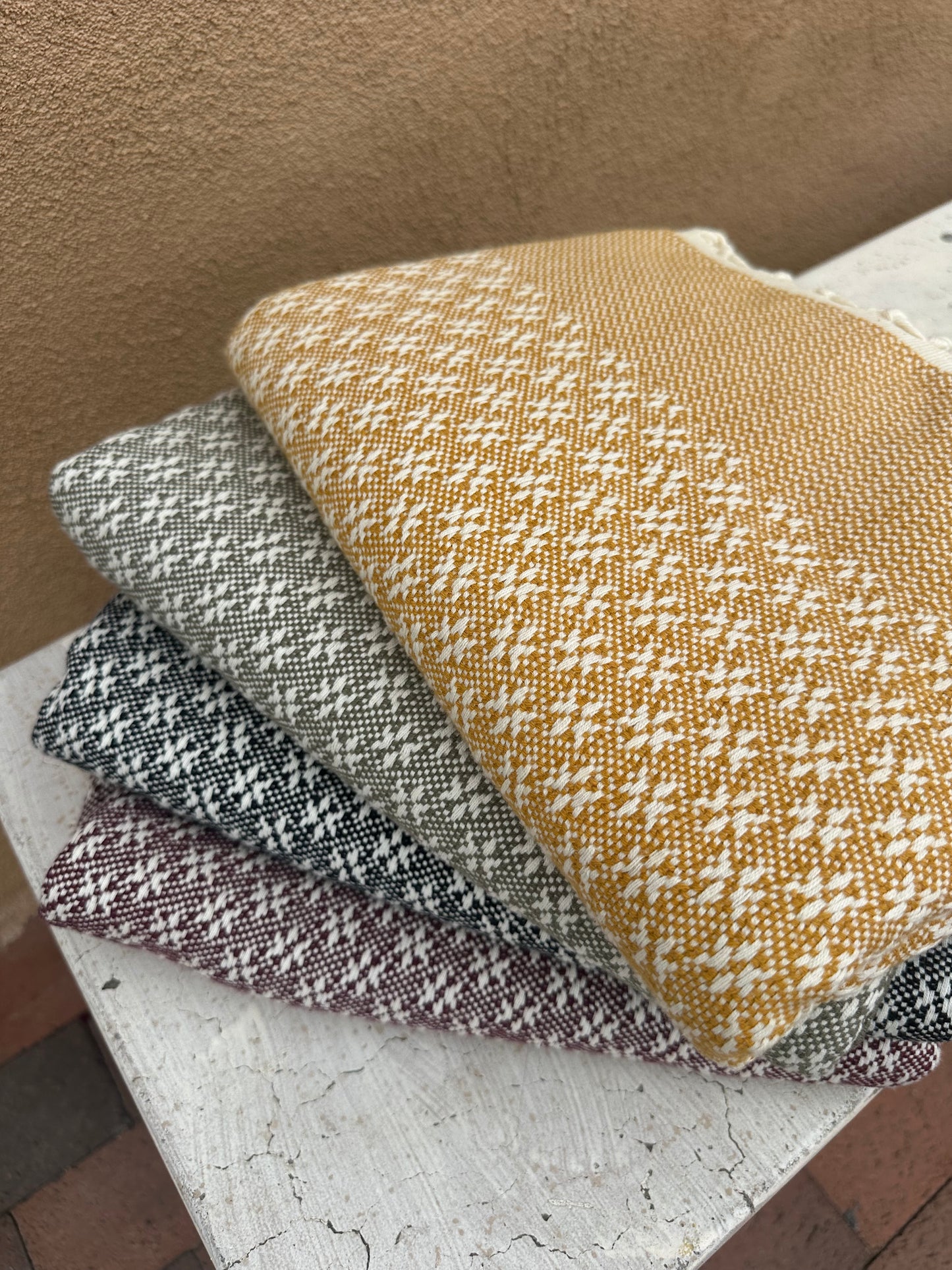Turkish Towel (Flat Weave): Crystal Pattern