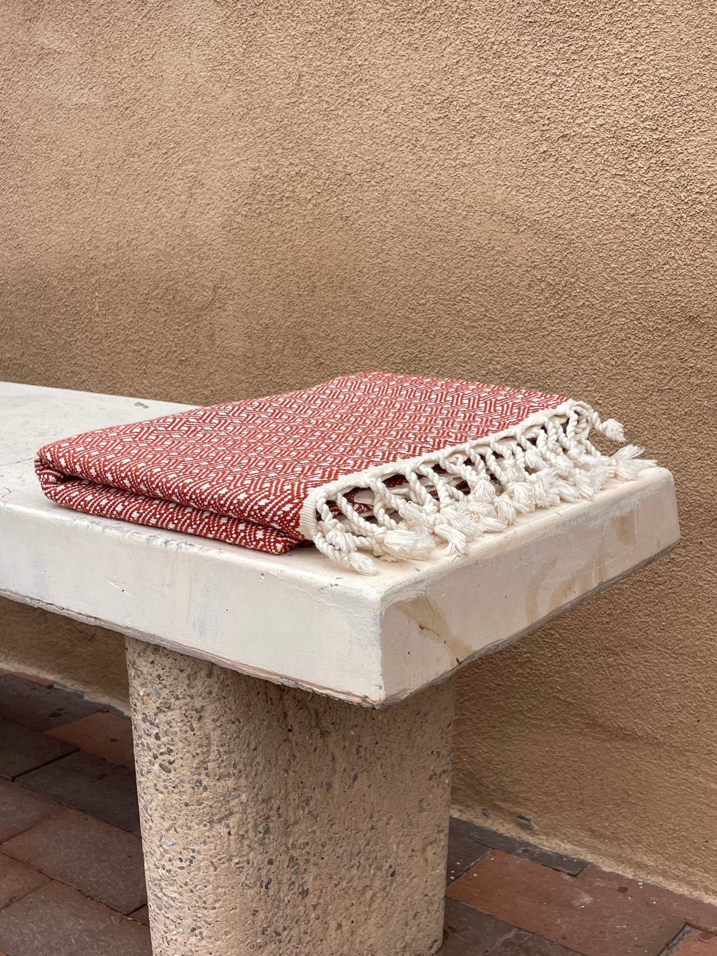 Flat Weave Turkish Towel - Hisar Pattern