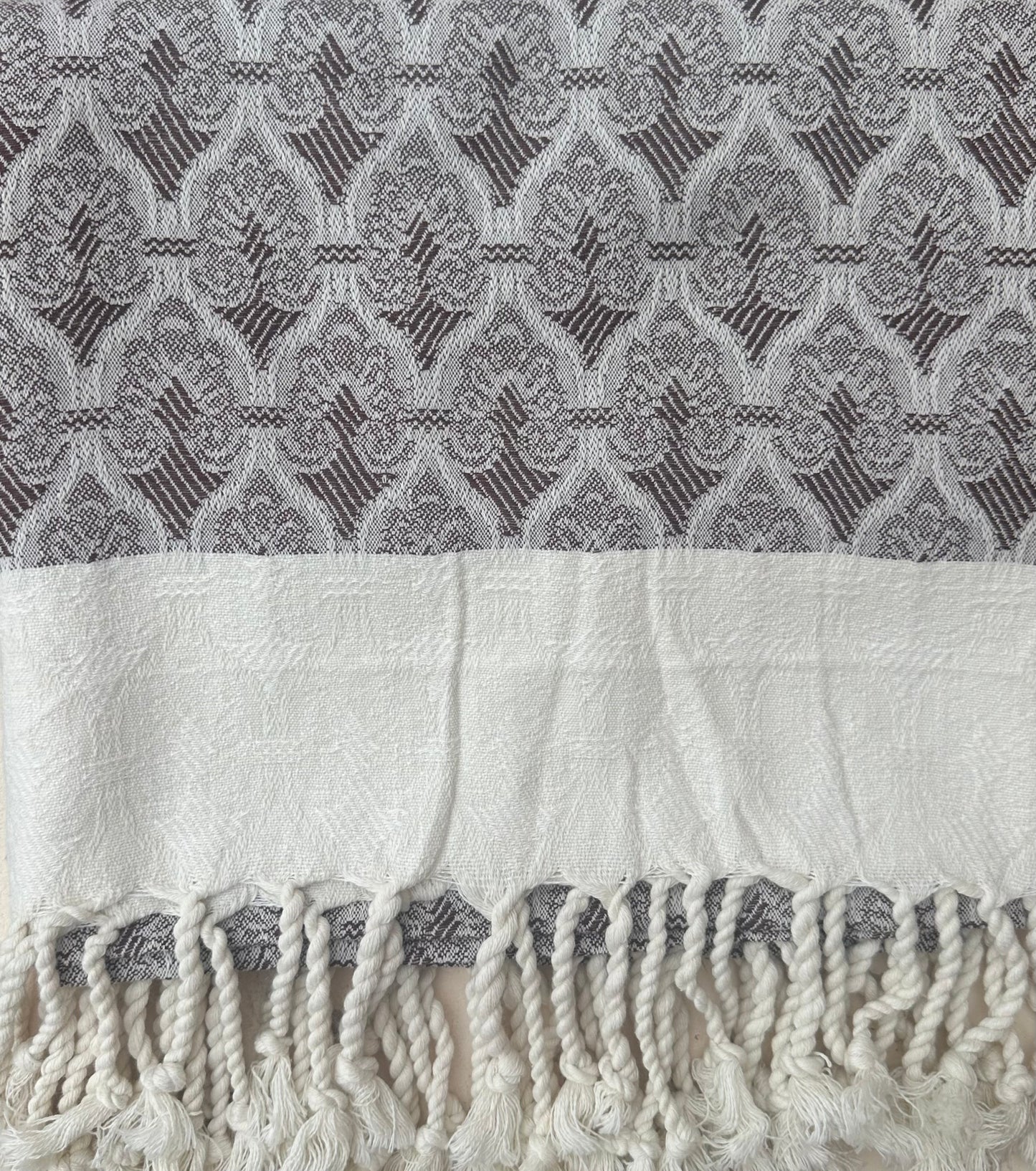 Turkish Body Towel (Flat Weave): Ottoman Pattern