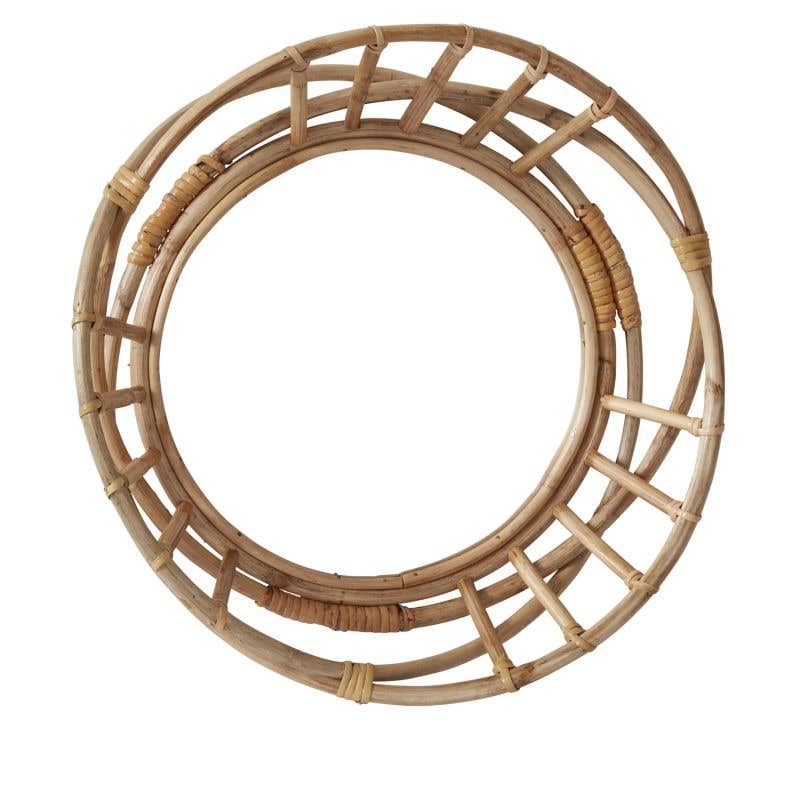 Rattan Mirror