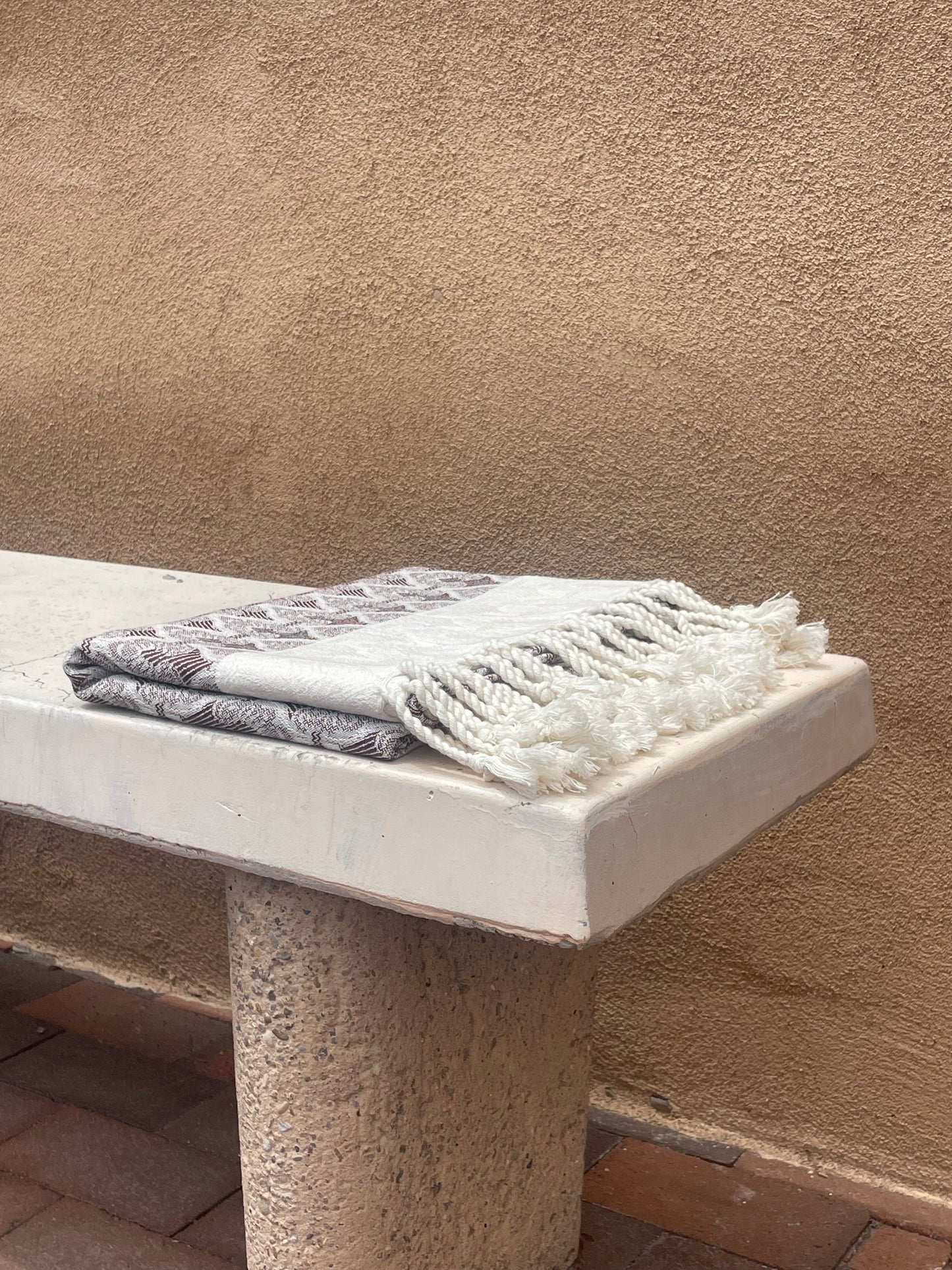 Turkish Body Towel (Flat Weave): Ottoman Pattern
