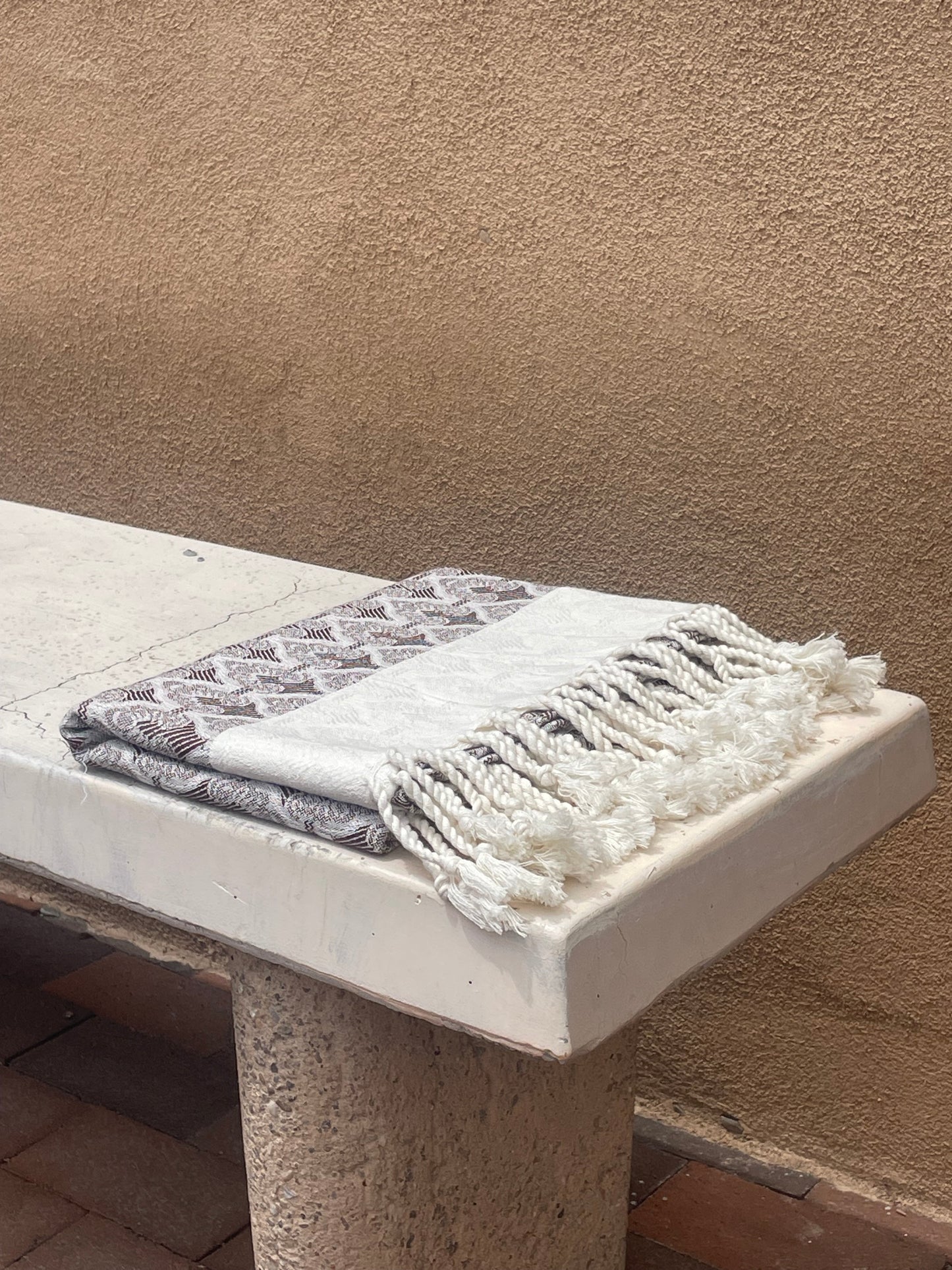 Flat Weave Turkish Towel - Ottoman Pattern