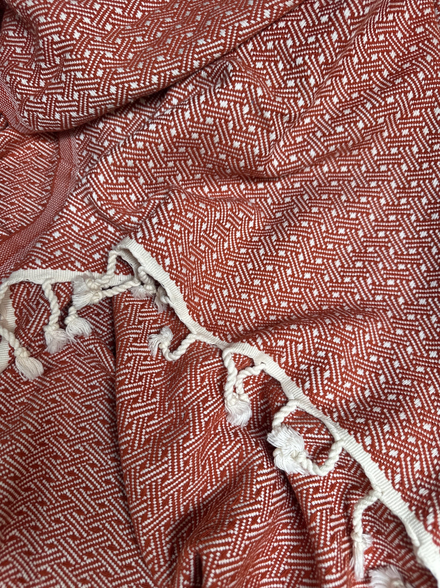Flat Weave Turkish Towel - Hisar Pattern