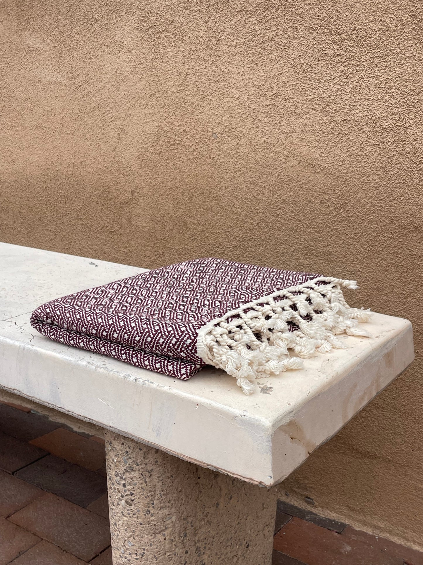 Flat Weave Turkish Towel - Hisar Pattern