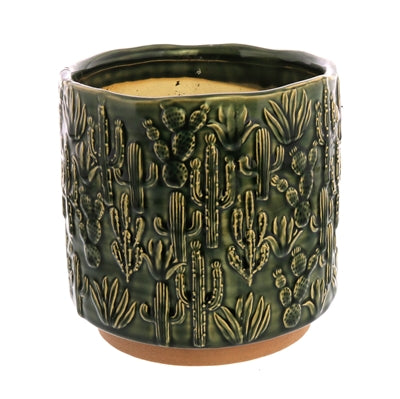 Cactus Motif Cachepot