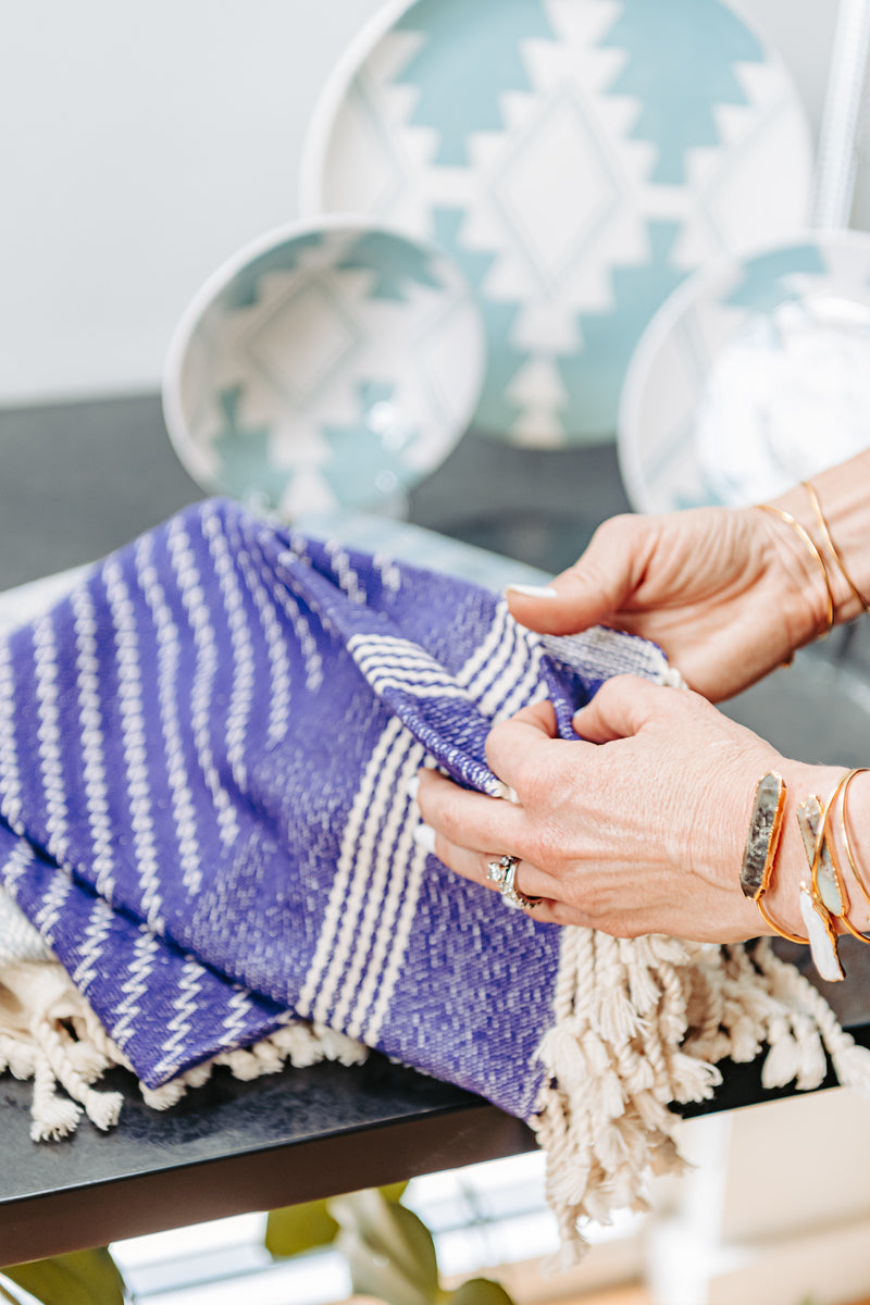 The Lightning Weave Hand Towel