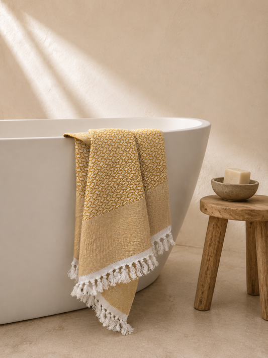 The Herringbone Body Towel