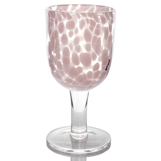 Torcello Spotted Rosa Wine Glass