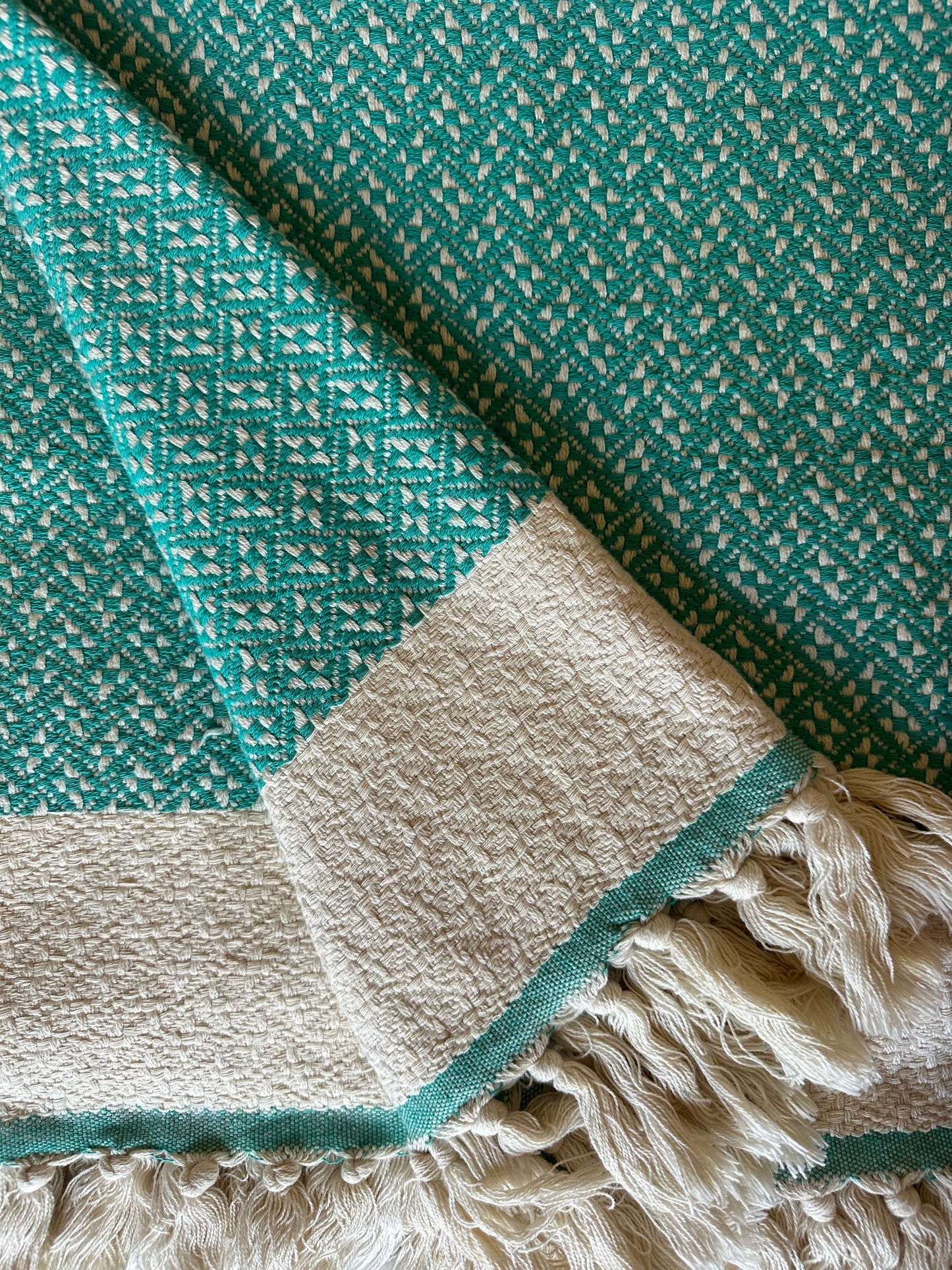 Old-Style Shuttle Loomed Turkish Throw