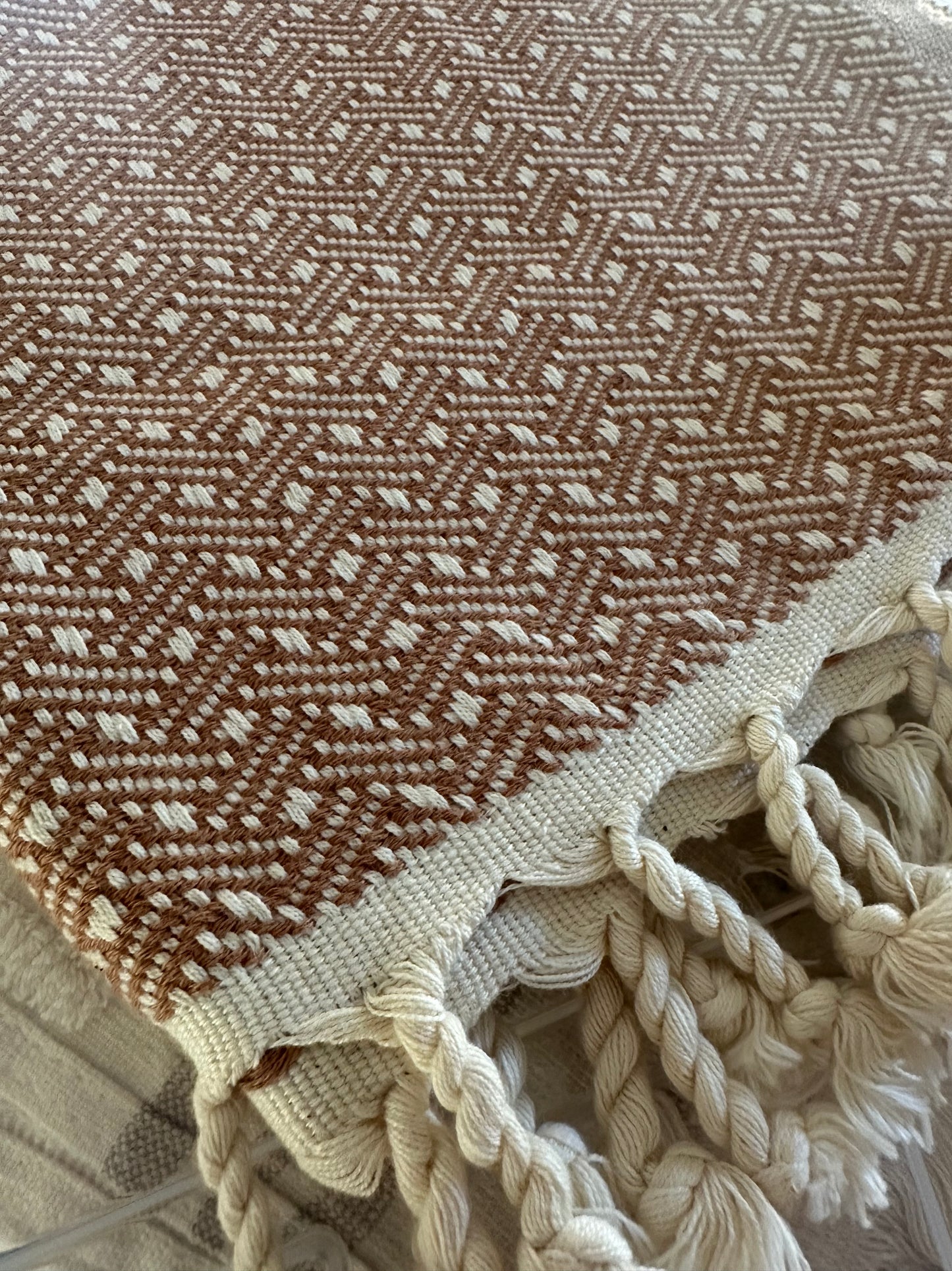 Flat Weave Turkish Towel - Hisar Pattern