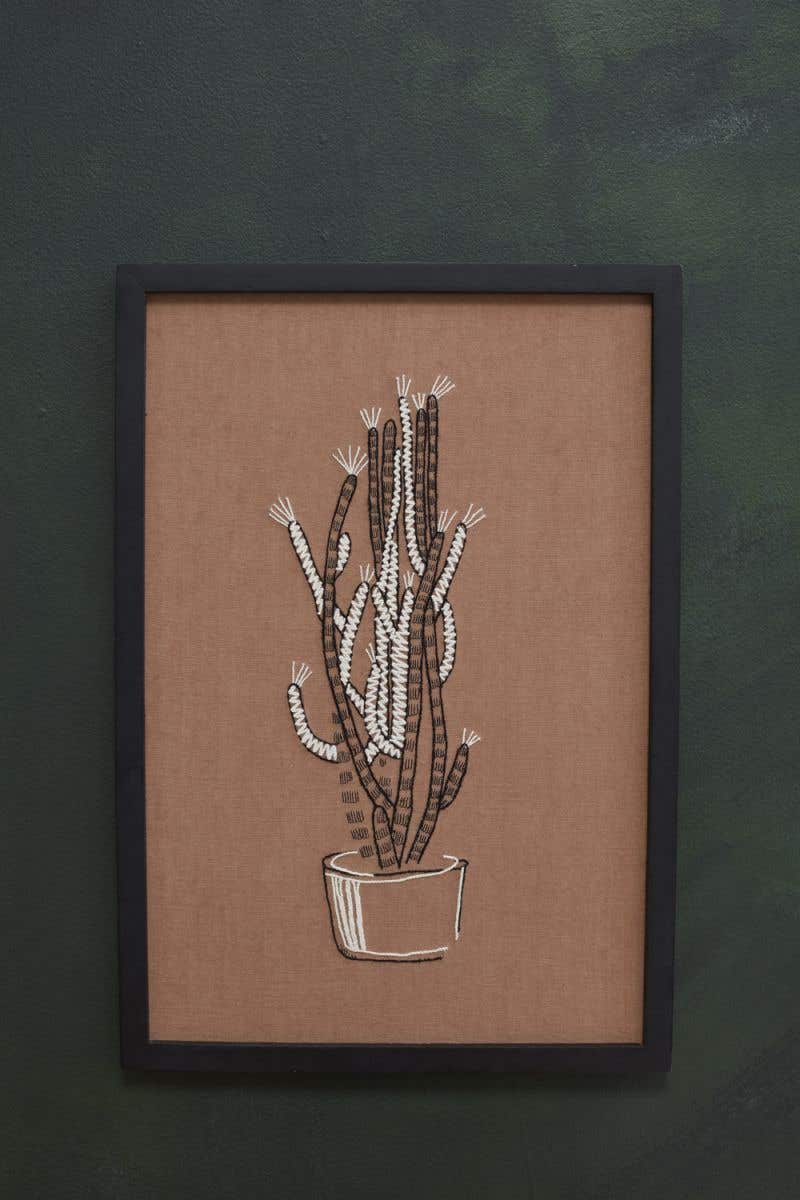 Cactus Art Lg (Stitched) Euphorbia