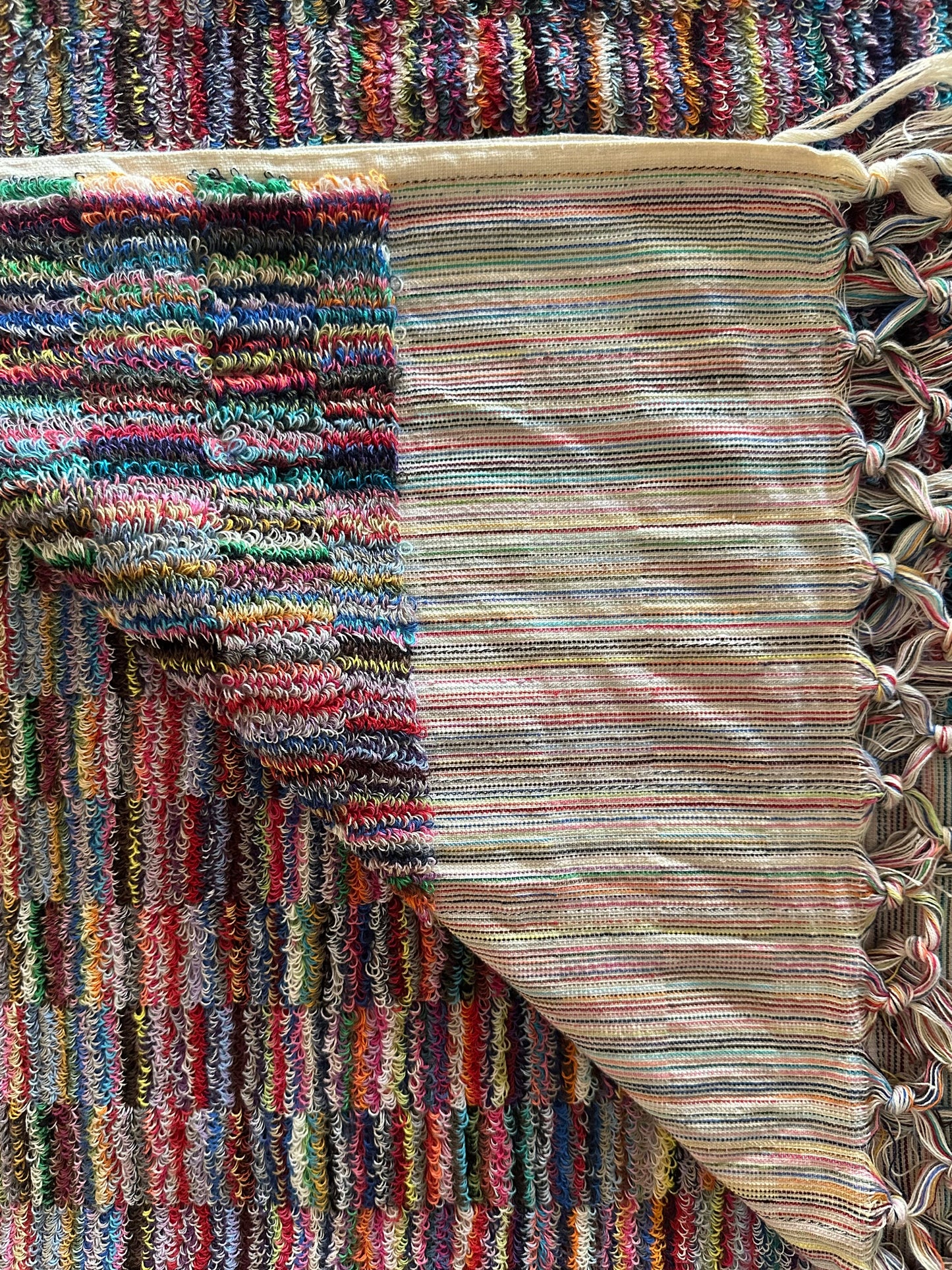 Thick-Looped Big Seamed Turkish Towel