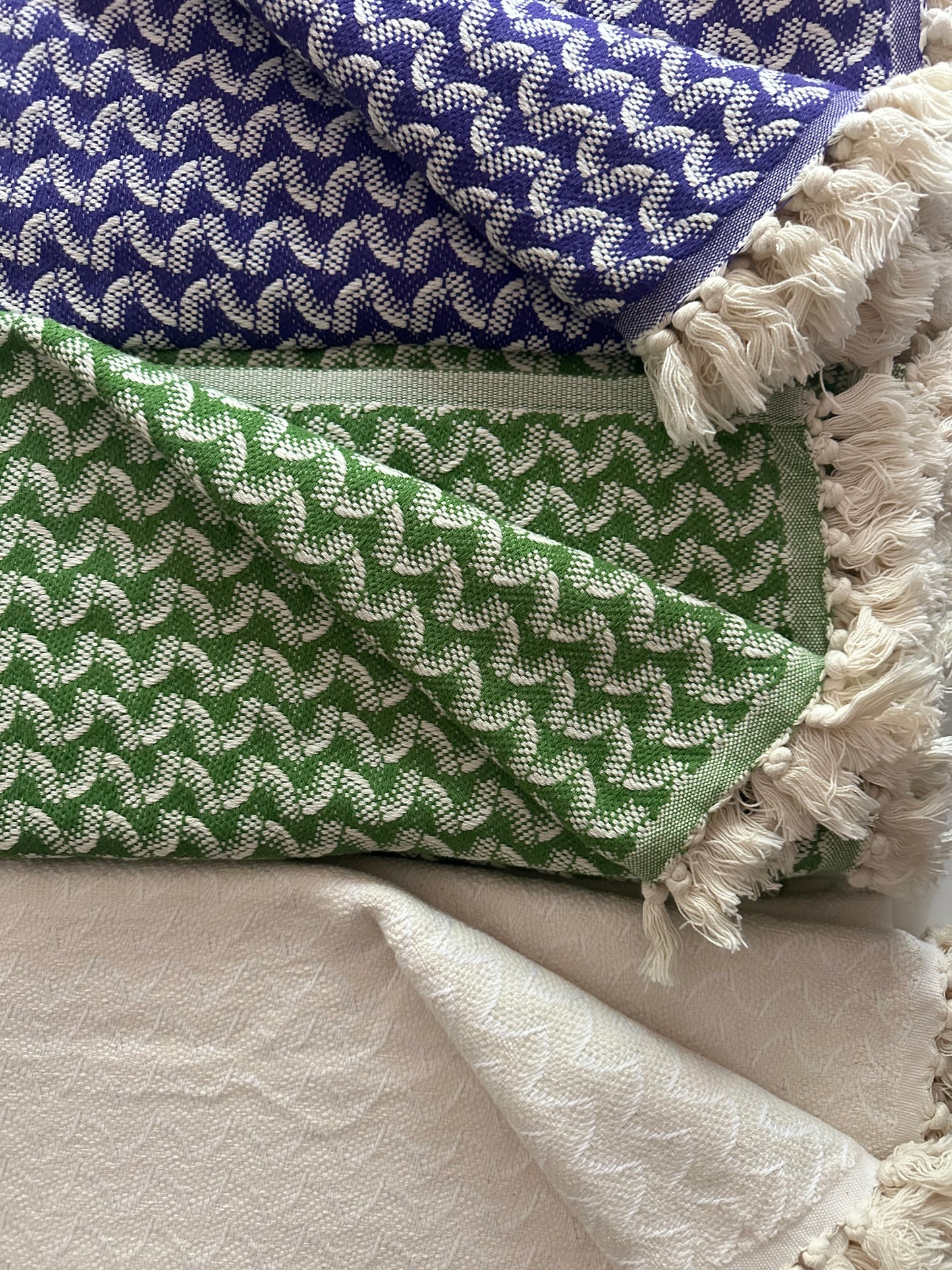 Old-Style Shuttle Loomed Turkish Throw