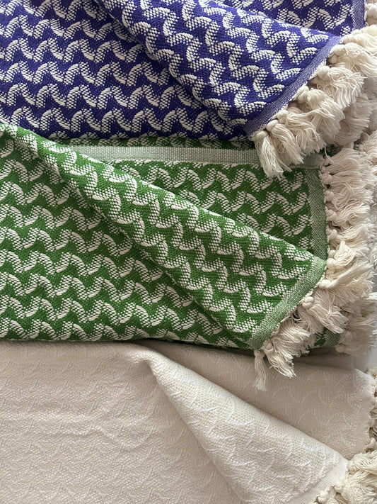 Old-Style Shuttle Loomed Turkish Throw