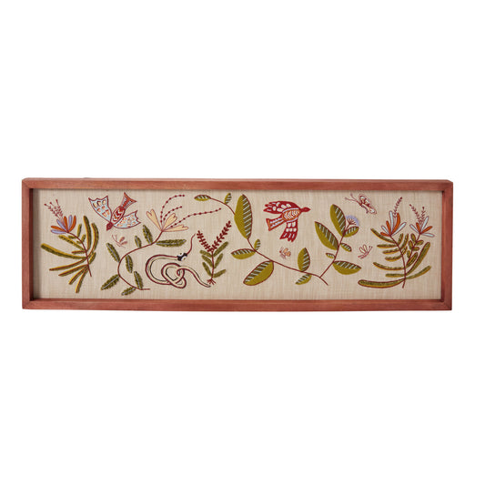 Andalusia Embroidered Wall Art:Rectangular