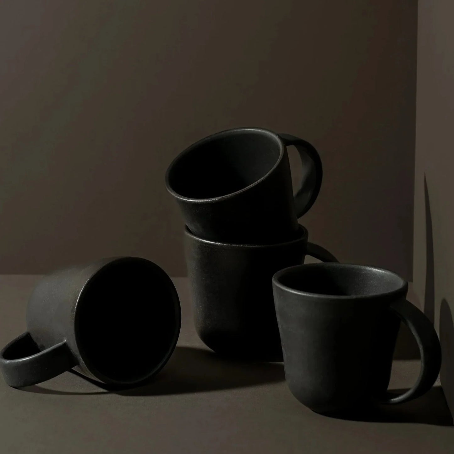 S/4 Tunisian Mug - Matte Black