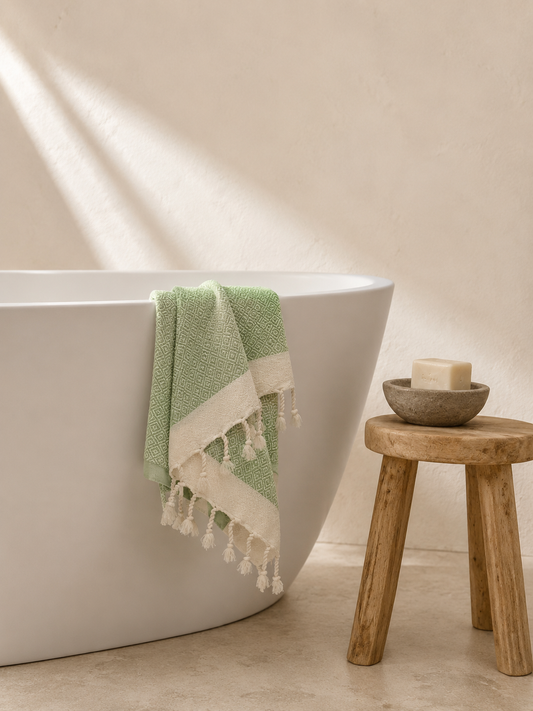 The Baklava Weave Hand Towel
