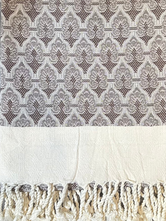 Body Towel (Flat Weave): Ottoman Pattern