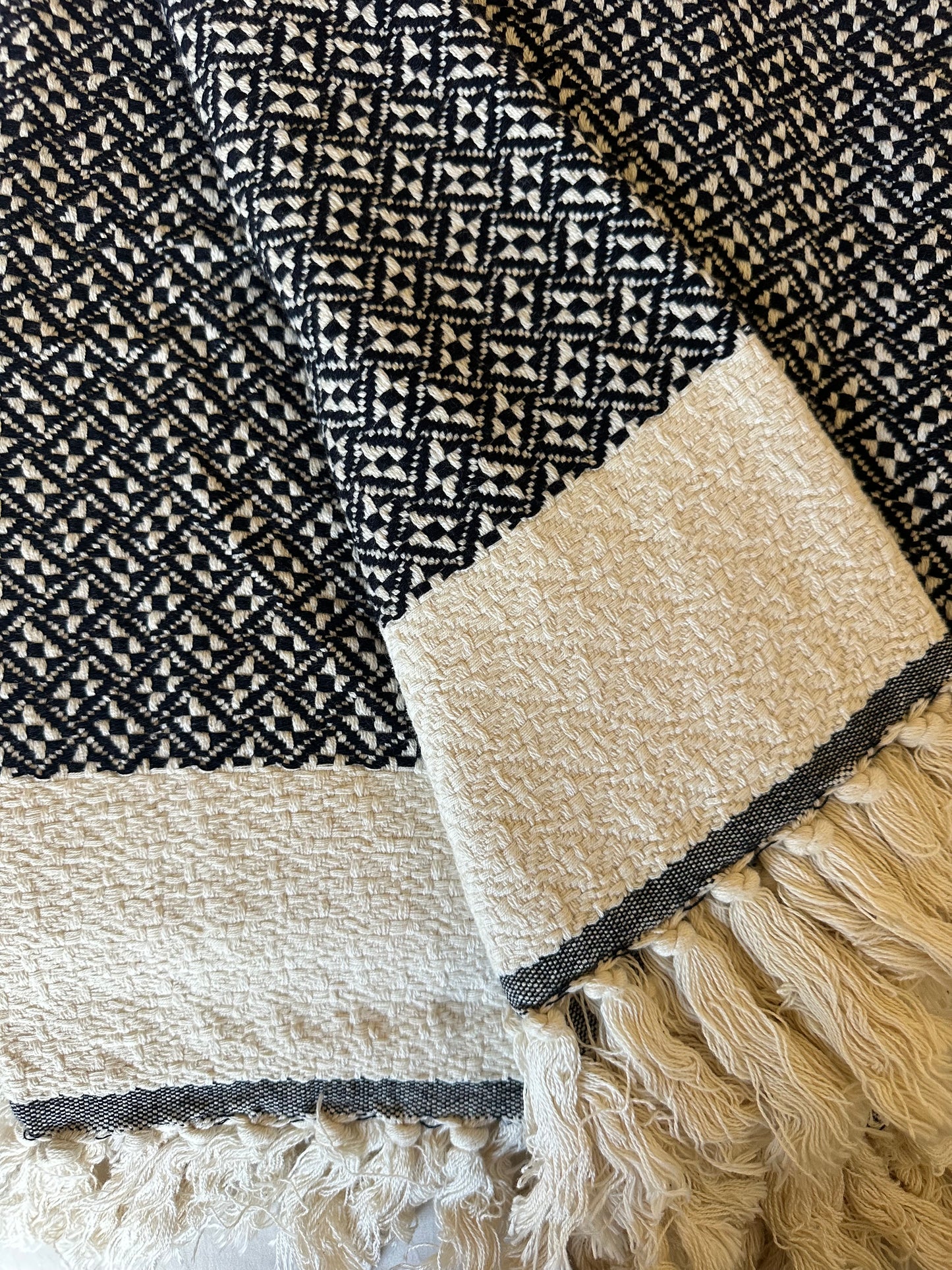 Old-Style Shuttle Loomed Turkish Throw