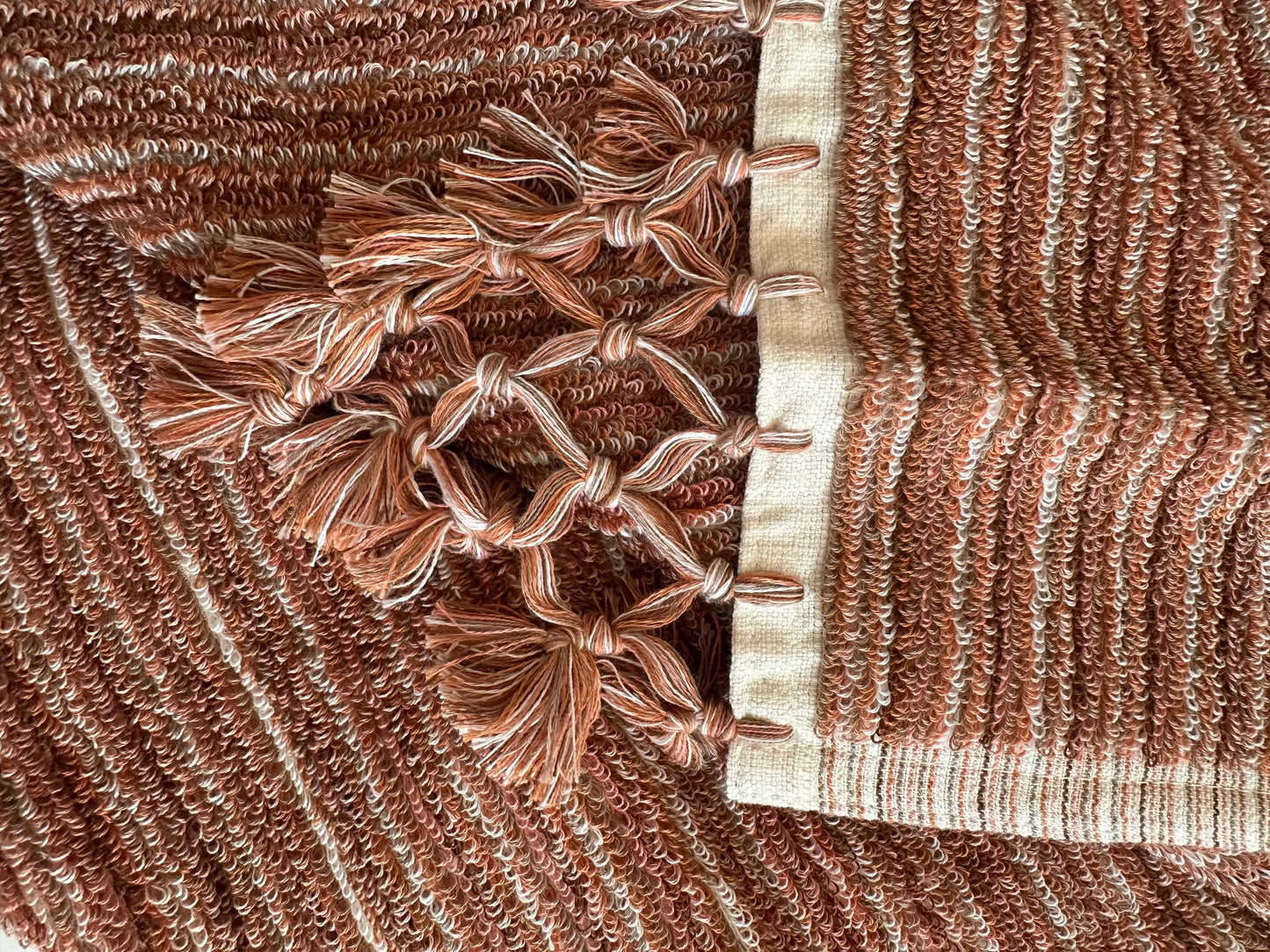Thick Looped Towel: Small Seamed, Special Tassels