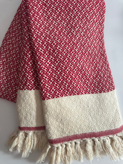 Butterfly Pattern Throw | Flat Weave