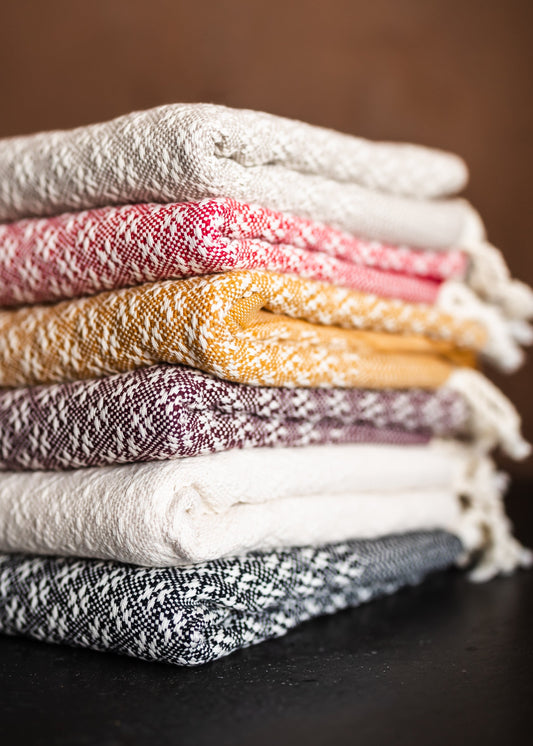 Crystal Pattern | Flat Weave Towel