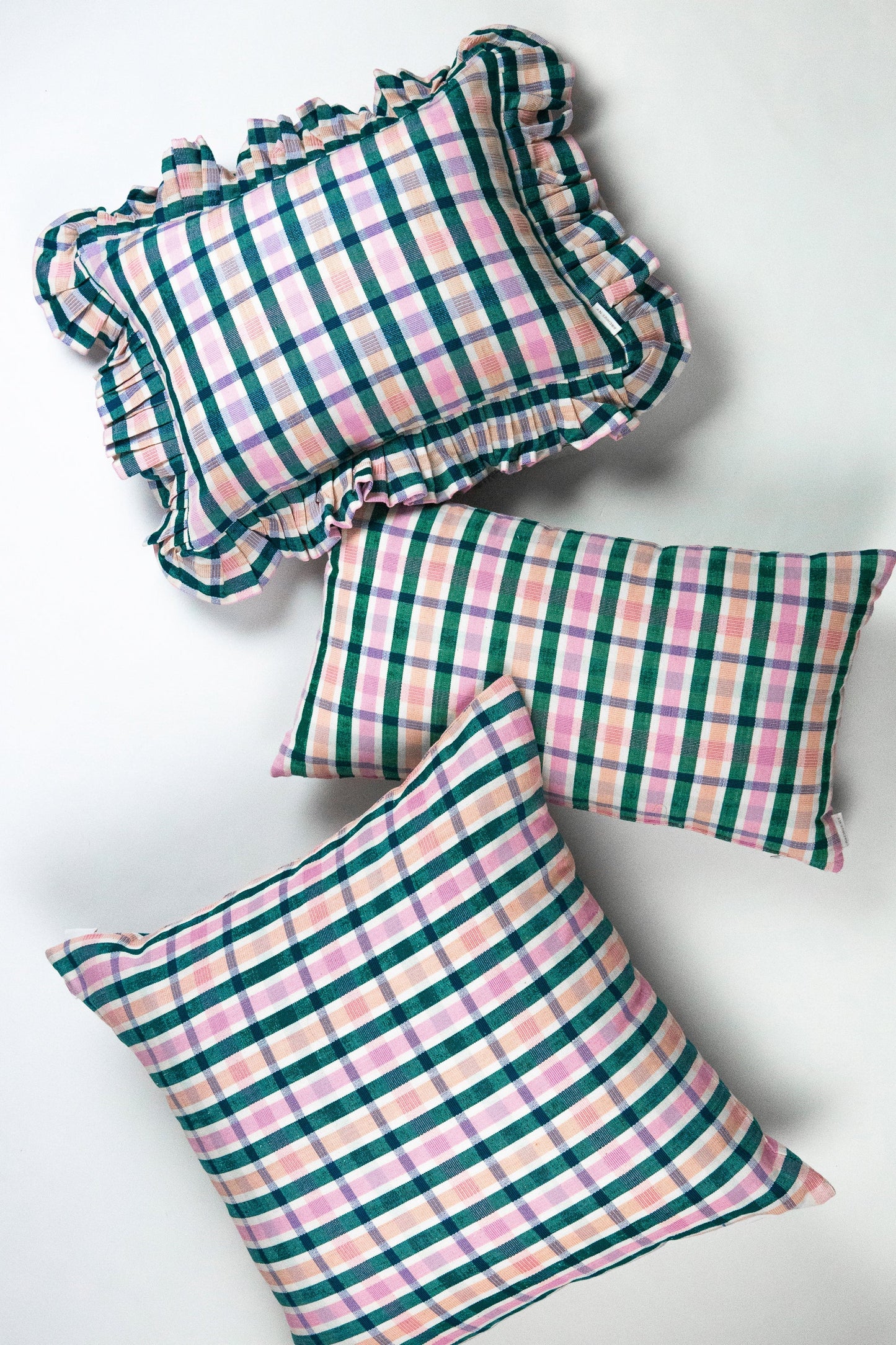 Archive NY Lola Plaid Square Pillow