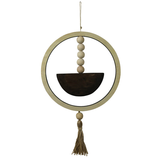 Celestial Wall Hanging with Half Circle Wood