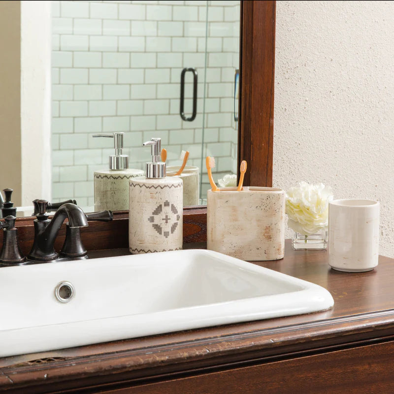 Dakota Ceramic Bathroom Set (3pcs)