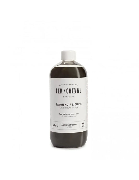 FER À CHEVAL FER À CHEVAL LIQUID BLACK SOAP OLIVE OIL 500ML