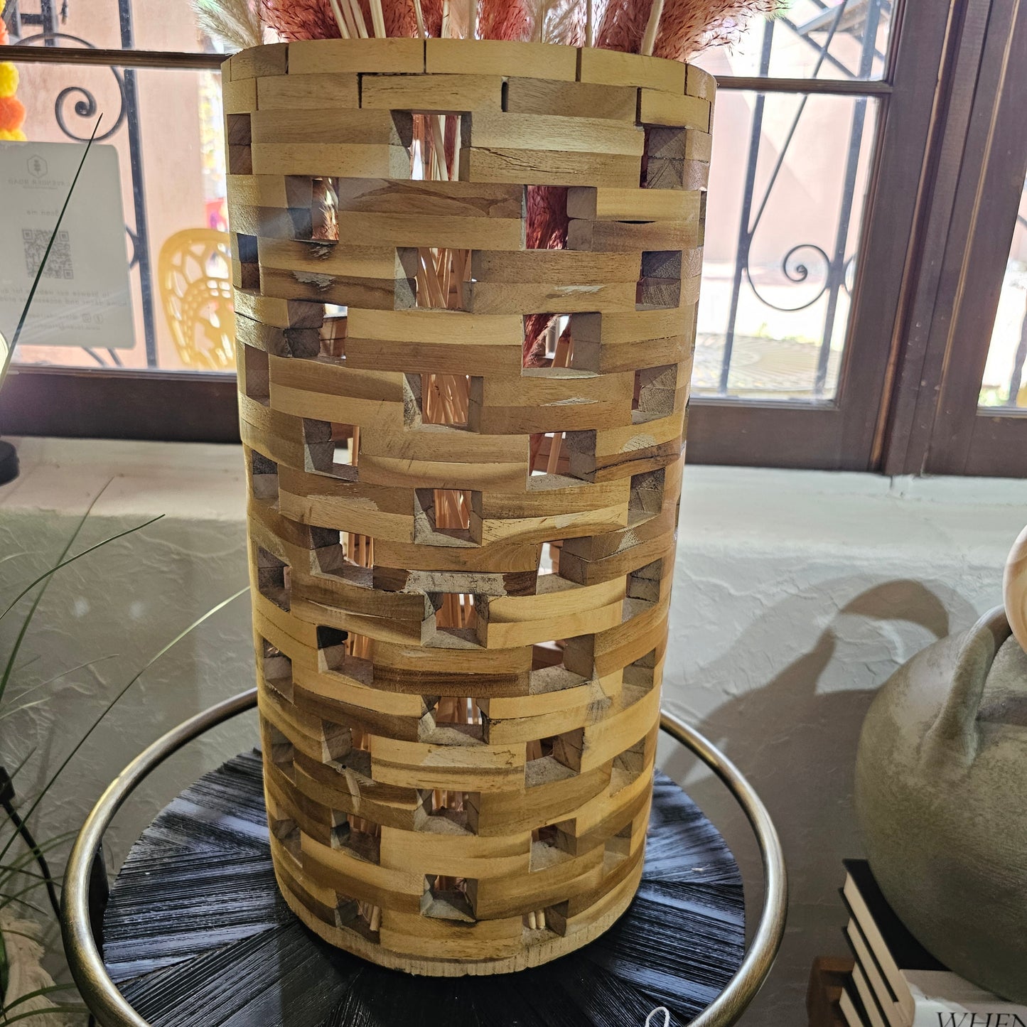 Wood Vase