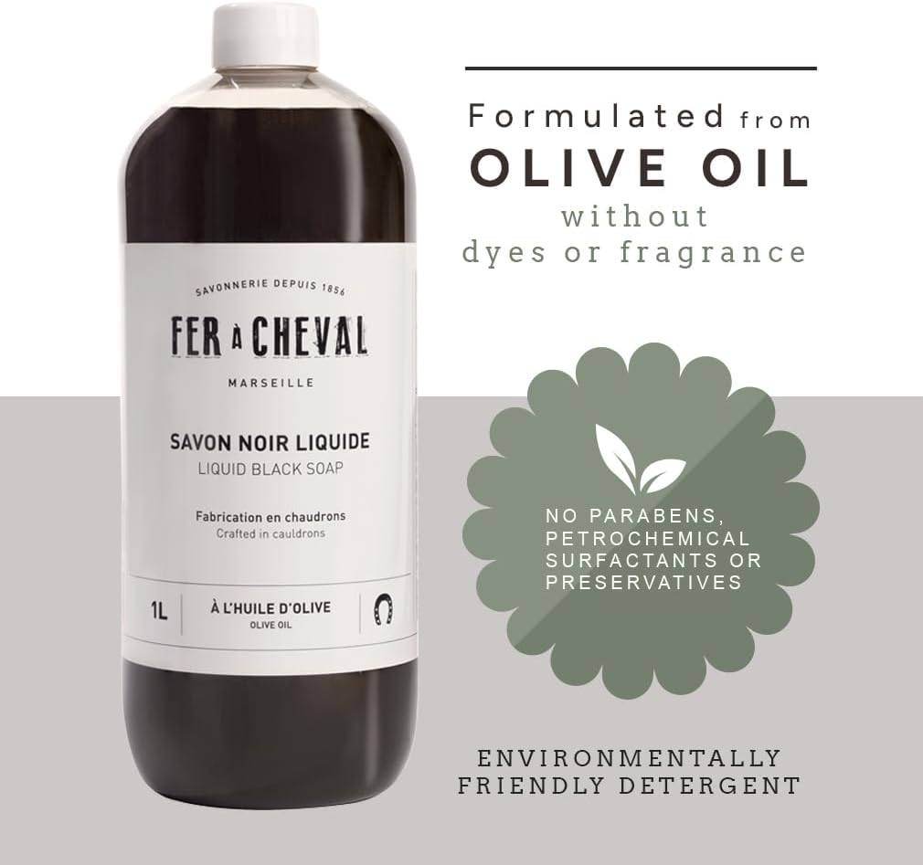 Fer À Cheval Liquid Black Soap | For Laundry & Home