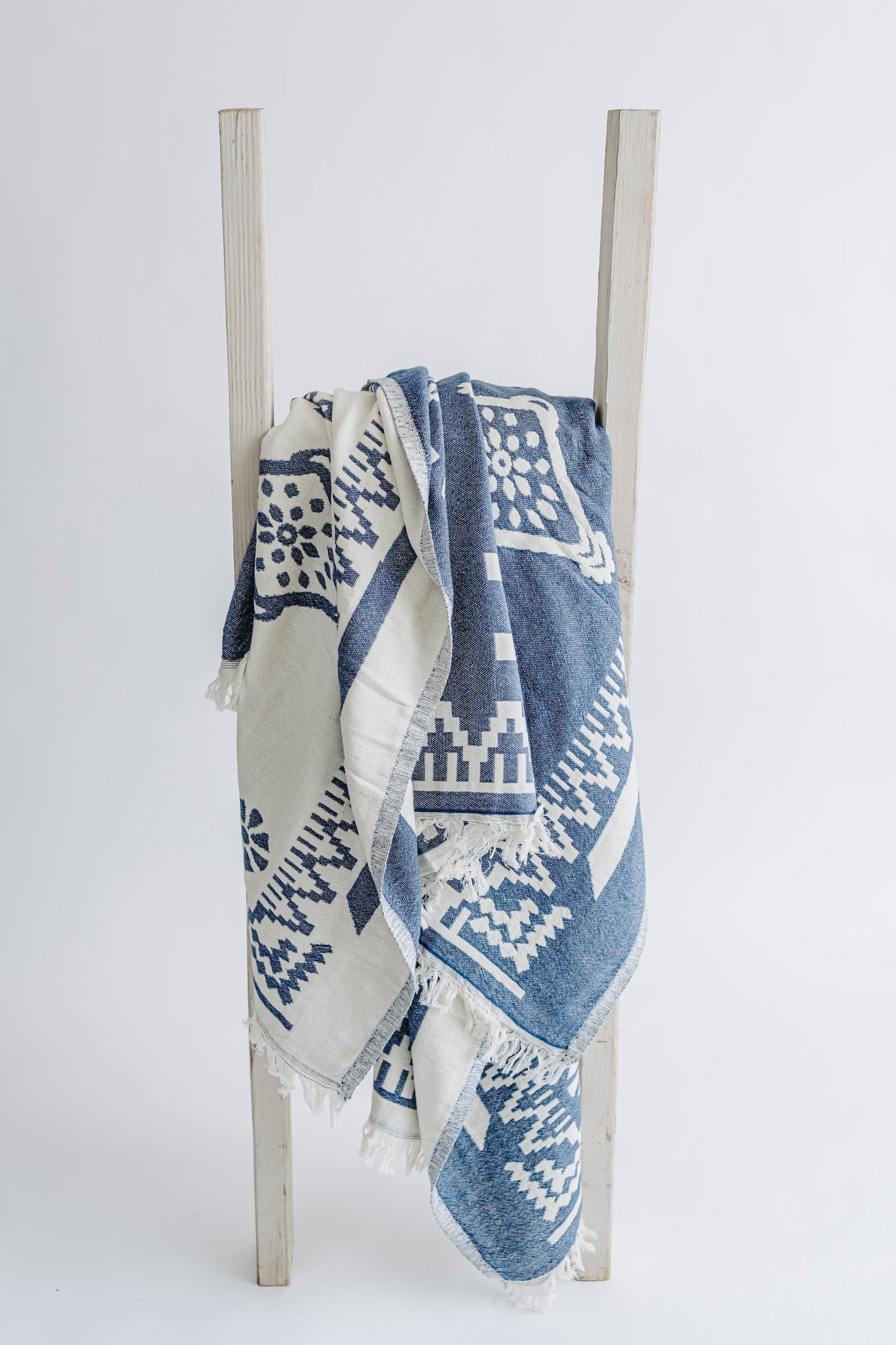 Mixed Motif Pattern - Turkish Cotton Throw